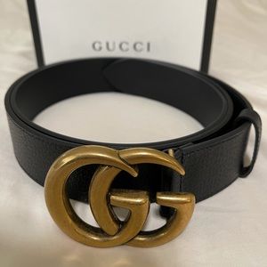 Gucci Re-Edition Wide Leather Belt